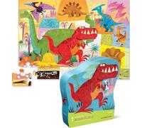 Crocodile Creek - Maxi Puzzle 36 pièces pour Enfants 3 Ans et Plus - Puzzle géant Plus de 60 cm - Illustrations colorées - Jeu éducatif et ludique (Dinosaures)