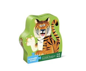 Crocodile Creek - Maxi Puzzle 36 pièces pour Enfants 3 Ans et Plus - Puzzle géant Plus de 60 cm - Illustrations colorées - Jeu éducatif et ludique (Animaux Sauvages)