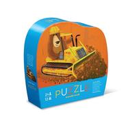 Crocodile Creek - Mini Puzzle 12 pièces Go l’Ours pour Enfants 2 Ans et Plus - Jeu éducatif et ludique avec Illustrations Nature Sauvage - Boîte Robuste Pratique et idéale pour Voyages