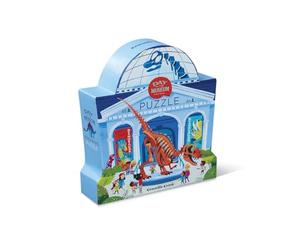Crocodile Creek - Puzzle 48 pièces Une journée au Musée des Dinosaures pour Enfants 4 Ans et Plus - Monde préhistorique éducatif - Jeu créatif motricité Fine et découverte