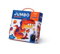 Crocodile Creek – Puzzle Jumbo Dinosaures – 48 pièces – 90+ cm – Carton robuste FSC – Dès 4 ans