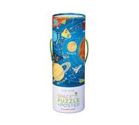 Crocodile Creek - Puzzle éducatif 200 pièces avec Poster Espace - découverte planètes et système Solaire pour Enfants dès 6 Ans - Affiche Murale 40x60 cm Incluse