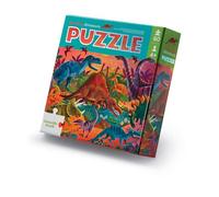 Crocodile Creek - Puzzle Holographique 60 pièces pour Enfants 4 Ans et Plus - Jeu éducatif - Images 3D réalistes avec Requins, Poissons et coraux colorés sous-Marins (Dinosaures)