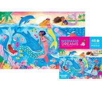 Crocodile Creek puzzle maxi - 48 pièces - rêves de sirène - 4 ans +