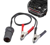 Crocodile de batterie de voiture 12V - Extension de prise plus légère de voiture 30A | Clips d'alligator de batterie de voiture | 30a voiture plus légère de la prise de tas de cordon | 30A de la prise