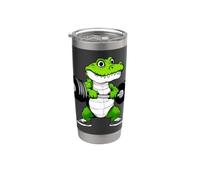 Crocodile de fitness Gobelet isotherme en acier inoxydable double paroi