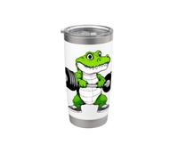 Crocodile de fitness Gobelet isotherme en acier inoxydable double paroi