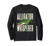 Crocodile de Floride Alligator Whisperer Hunter Lover Keeper Manche Longue