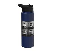 Crocodile drôle dans Photobooth | Alligator Gator & Lunettes de soleil Stainless Steel Insulated Water Bottle