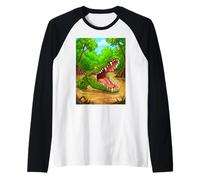 Crocodile du Nil rivières d'Afrique, Bande dessinée Mignonne Manche Raglan