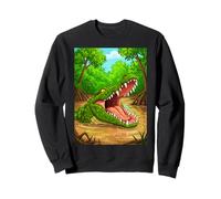 Crocodile du Nil rivières d'Afrique, Bande dessinée Mignonne Sweatshirt