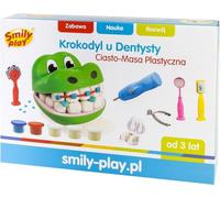 Crocodile en plastique pâtissier chez le dentiste