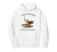 Crocodile Grenouille Humoristique I Will Succeed Because I Am Insane Sweat à Capuche