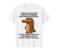 Crocodile, Je Vous Invite à Prendre Soin de Vous et à éviter T-Shirt