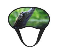 Crocodile,Masques de sommeil occultants, cache-yeux couvrants, masques de sommeil anti-lumière