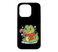 Crocodile Mignon Hiver avec Canne à Sucre d'orge Coque pour iPhone 15 Pro