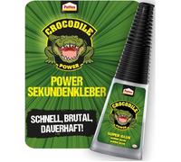 Crocodile Power Colle instantanée extra forte Colle multi-usages à séchage rapide Pour métal,bois et plus Imperméable et transparent