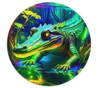 Crocodile Puzzle 1000 Pièces Adultes Et Enfants Dès 14 Ans Reptile Puzzle Adulte Jouets Défi Éduchatifs Détente & Relaxation 1000pcs (67.5x67.5cm)