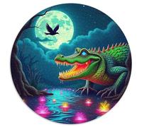 Crocodile Puzzle 1000 Pièces Adultes Et Enfants Dès 14 Ans Reptile Puzzle De Qualité Supérieure Jouets Défi Éduchatifs Détente & Relaxation 1000pcs (67.5x67.5cm)