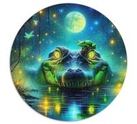 Crocodile Puzzle 1000 Pièces Adultes Et Enfants Dès 14 Ans Reptile Puzzle De Qualité Supérieure Jouets Défi Éduchatifs Détente & Relaxation 1000pcs (67.5x67.5cm)