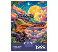 Crocodile Puzzle 1000 Pièces, Difficile Puzzles pour Adults EnfFourmi, Jeu De Défi Intellectuel 38x26cm/1000pcs