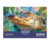 Crocodile Puzzle 1000 Pièces, Difficile Puzzles pour Adults EnfFourmi, Jeu De Défi Intellectuel 52x38cm/1000pcs