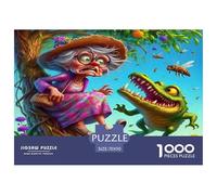 Crocodile Puzzles De 1000 Pièces Jeux ÉduChatifs Puzzle À Pièces De Décoration Élégante Carton 100% Recyclé Jeu De pour Toute La Famille pour Adultes 70x50cm/1000pcs