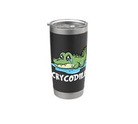 Crocodile qui pleure Gobelet isotherme en acier inoxydable double paroi