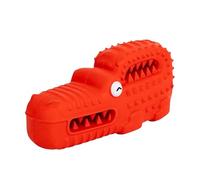 Crocodile Scheaky Dog Toy, Rubber Alligator Dog Toy, Toys de Nettoyage des Dents de Chiot, Outil de Jeu de Chiot coriace pour Les biseurs agressifs, Dispositif de Formation interactif pour Animaux de