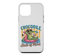 Crocodile State of Mind : Un Alligator Amusant pour Les Vacances d'été Coque pour iPhone 12 Mini