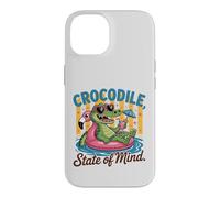 Crocodile State of Mind : Un Alligator Amusant pour Les Vacances d'été Coque pour iPhone 14