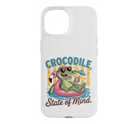 Crocodile State of Mind : Un Alligator Amusant pour Les Vacances d'été Coque pour iPhone 15