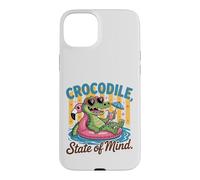 Crocodile State of Mind : Un Alligator Amusant pour Les Vacances d'été Coque pour iPhone 15 Plus