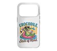Crocodile State of Mind : Un Alligator Amusant pour Les Vacances d'été Coque pour iPhone 17 Pro