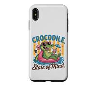 Crocodile State of Mind : Un Alligator Amusant pour Les Vacances d'été Coque pour iPhone XS Max