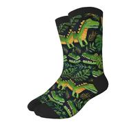Crocodiles Chaussettes 40Cm Évacuant L'Humidité Chaussettes De Tennis Chaudes Chaussette Homme Pour Quotidien Travail Entraînements