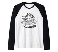 Crocodiles Crocodiles Gator Bonjour Meme Manche Raglan