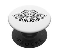 Crocodiles Crocodiles Gator Bonjour Meme PopSockets PopGrip Adhésif