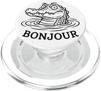 Crocodiles Crocodiles Gator Bonjour Meme PopSockets PopGrip pour MagSafe