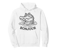 Crocodiles Crocodiles Gator Bonjour Meme Sweat à Capuche