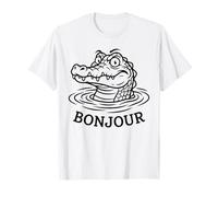Crocodiles Crocodiles Gator Bonjour Meme T-Shirt
