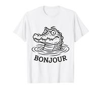 Crocodiles Crocodiles Gator Bonjour Meme T-Shirt Graphique avec Valeur