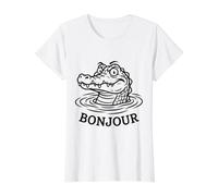 Crocodiles Crocodiles Gator Bonjour Meme T-Shirt Graphique avec Valeur