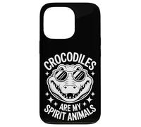 Crocodiles Spirit Animals Alligator Crocodile drôle Coque pour iPhone 13 Pro