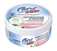 CROC'ODOR - Destructeur d'Odeurs - Parfum douceur florale - Efficace jusqu'à 8 semaine - Jusqu'à 30m² - Facile à utiliser - Spécial odeur de toilettes, de cuisine, d'humidité et de renfermé