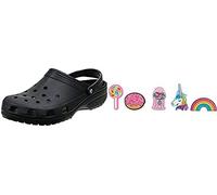 Crocs 10001 Classic, Sabots Mixte Adulte - Noir (Black) - 36/37 EU Shoe Charm 5-Pack | Personalize with Jibbitz for, Breloques de Chaussure Mixte Adulte, Everything Nice, Taille Unique