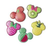 Crocs 5-pack Disney Jibbitz Shoe Charms Breloques de Chaussure Mixte, Mickey and Friends Foodie, Taille Unique