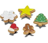 Crocs 5-pack Food Jibbitz Shoe Charms Breloques de Chaussure Mixte, 3D Mini Cookie Tin, Taille Unique