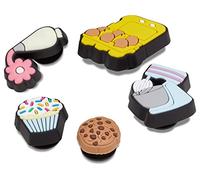 Crocs 5-pack Food Jibbitz Shoe Charms Breloques de Chaussure Mixte, Baker, Taille Unique