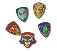 Crocs 5-pack Marvel Jibbitz Shoe Charms Breloques de Chaussure Mixte, Guardians of the Galaxy, Taille Unique